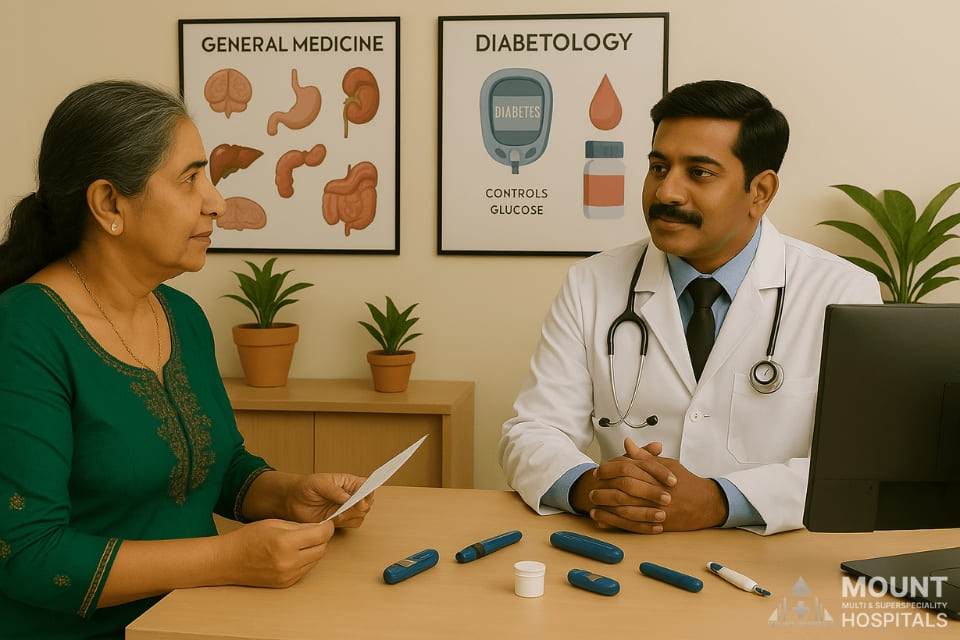 Top Best Diabetes Specialist in Adambakkam | Sugar Control Care